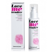 Съедобное согревающее массажное масло Love Me Tender Cotton Candy с ароматом сладкой ваты - 100 мл. - Love to Love - купить с доставкой в Армавире