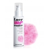 Съедобное согревающее массажное масло Love Me Tender Cotton Candy с ароматом сладкой ваты - 100 мл. - Love to Love - купить с доставкой в Армавире