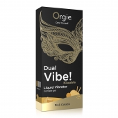 Съедобный гель Dual Vibe Pina Colada с эффектом вибрации и вкусом коктейля пина колада - 15 мл. - ORGIE - купить с доставкой в Армавире