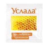 Гель-лубрикант «Услада с прополисом» - 3 гр. - Биоритм - купить с доставкой в Армавире