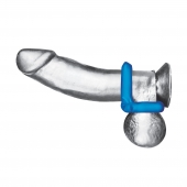 Комплект из 2 эрекционных колец-восьмерок 2-Pack Duo Cock And Ball Stamina Enhancement Ring - BlueLine - в Армавире купить с доставкой