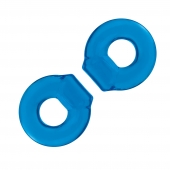 Комплект из двух колец для пениса 2-Pack Ultra-Stretch Stamina Endurance Ring - BlueLine - в Армавире купить с доставкой