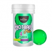 Лубрикант на силиконовой основе Hot Ball Plus с покалывающим эффектом (2 шарика по 3 гр.) - HotFlowers - купить с доставкой в Армавире