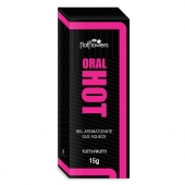 Гель для оральных ласк Oral Hot с согревающим эффектом - 15 гр. - HotFlowers - купить с доставкой в Армавире