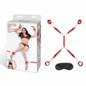 Красная фиксация на матрас Classic Bedspreader - Lux Fetish - купить с доставкой в Армавире