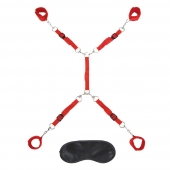Красная фиксация на матрас Classic Bedspreader - Lux Fetish - купить с доставкой в Армавире