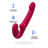 Малиновый безремневой страпон Lapis - 23 см. - Lovense - купить с доставкой в Армавире