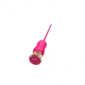 Розовый тонкий стимулятор Nipple Vibrator - 23 см. - I-MOON - купить с доставкой в Армавире