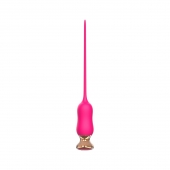 Розовый тонкий стимулятор Nipple Vibrator - 23 см. - I-MOON - купить с доставкой в Армавире