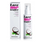 Съедобное согревающее массажное масло Love Me Tender Cocos с ароматом кокоса - 100 мл. - Love to Love - купить с доставкой в Армавире