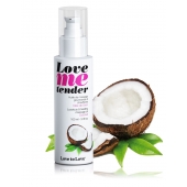 Съедобное согревающее массажное масло Love Me Tender Cocos с ароматом кокоса - 100 мл. - Love to Love - купить с доставкой в Армавире