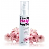 Силиконовый лубрикант 2-в-1 Touch My Body с ароматом вишнёвого цвета - 100 мл. - Love to Love - купить с доставкой в Армавире