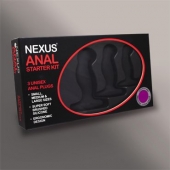 Набор из 3 массажеров простаты чёрного цвета NEXUS ANAL STARTER KIT - Nexus Range - в Армавире купить с доставкой