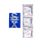 Розовые презервативы Sagami Xtreme FEEL FIT 3D - 3 шт. - Sagami - купить с доставкой в Армавире