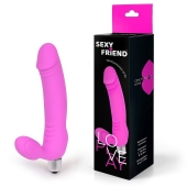 Розовый безремневой страпон Sexy Friend - 1137 - купить с доставкой в Армавире