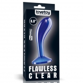 Синяя анальная втулка Flawless Clear Prostate Plug 6.0 - 15 см. - Lovetoy - в Армавире купить с доставкой