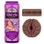 Коричневый мастурбатор-вагина Pleasure Brew Masturbator-Wild Ale в банке - Lovetoy - в Армавире купить с доставкой