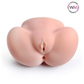 Реалистичный мастурбатор с двумя функциональными отверстиями - Erowoman-Eroman - в Армавире купить с доставкой