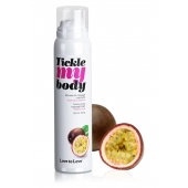 Массажная хрустящая пенка Tickle my body с ароматом маракуйи - 150 мл. - Love to Love - купить с доставкой в Армавире