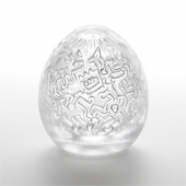 Мастурбатор-яйцо Keith Haring EGG PARTY - Tenga - в Армавире купить с доставкой