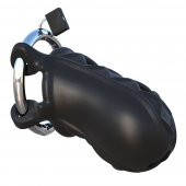 Черный замок верности Extreme Silicone Cock Blocker - Pipedream - купить с доставкой в Армавире