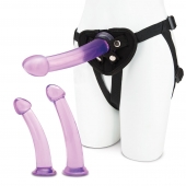 Тренировочный набор с тремя насадками Pegging Training Set - Lux Fetish - купить с доставкой в Армавире