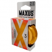 Презервативы анатомической формы Maxus Sensual - 3 шт. - Maxus - купить с доставкой в Армавире