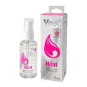 Возбуждающая силиконовая вагинальная смазка Yes Heat - 50 мл. - Sitabella - купить с доставкой в Армавире