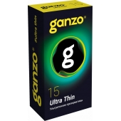 Прозрачные ультратонкие презервативы Ganzo Ultra thin - 15 шт. - Ganzo - купить с доставкой в Армавире