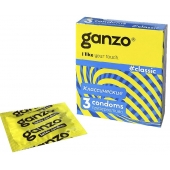Классические презервативы с обильной смазкой Ganzo Classic - 3 шт. - Ganzo - купить с доставкой в Армавире