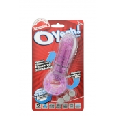Фиолетовое эрекционное кольцо с вибрацией и пальчиком OYEAH PURPLE - Screaming O - в Армавире купить с доставкой