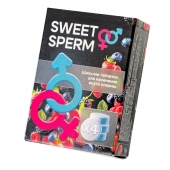 Шипучие таблетки для мужчин Sweet Sperm для изменения вкуса спермы (4 шт. по 0,5 гр.) - Капиталпродукт - купить с доставкой в Армавире