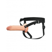 Полый страпон на ремнях 8’’ Hollow Silicone Strap-on - Pipedream - купить с доставкой в Армавире