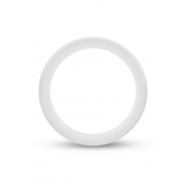 Белое люминесцентное эрекционное кольцо Silicone Glo Cock Ring - Blush Novelties - в Армавире купить с доставкой