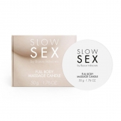 Массажная свеча для всего тела Slow Sex - 50 гр. - Bijoux Indiscrets - купить с доставкой в Армавире