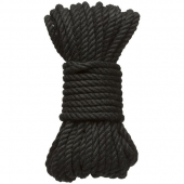 Черная верёвка для связывания и фиксации Bind Tie - 9,14 м. - Doc Johnson - купить с доставкой в Армавире