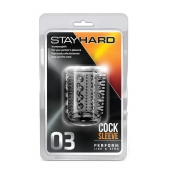 Прозрачная насадка с шипами и шишечками STAY HARD COCK SLEEVE 03 CLEAR - Blush Novelties - в Армавире купить с доставкой