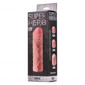 Фаллоудлинитель SUPER HERO Dewil - 17,5 см. - Lola Games - в Армавире купить с доставкой