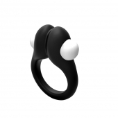 Черное эрекционное кольцо Zippy Vibrating Ring With Bullet - Adrien Lastic - в Армавире купить с доставкой