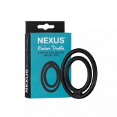 Черное двойное эрекционное кольцо Nexus Enduro Double - Nexus Range - в Армавире купить с доставкой