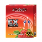 Стимулирующая насадка Sitabella Extender  Клубника - Sitabella - купить с доставкой в Армавире
