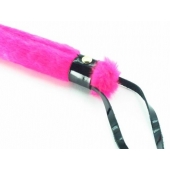 Нежная плеть с розовым мехом BDSM Light - 43 см. - БДСМ Арсенал - купить с доставкой в Армавире