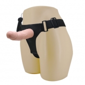 Реалистичный страпон-фаллоимитатор на трусиках Ultra Passionate Harness - 15 см. - Baile - купить с доставкой в Армавире