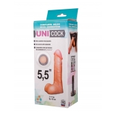 Фаллическая насадка Харнесс UNICOCK 5,5  - 17 см. - LOVETOY (А-Полимер) - купить с доставкой в Армавире