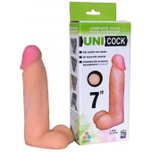 Фаллическая насадка Харнесс UNICOCK 7  - 19 см. - LOVETOY (А-Полимер) - купить с доставкой в Армавире