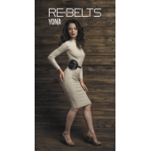 Пояс с клёпками Yona Black - Rebelts - купить с доставкой в Армавире