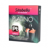 Стимулирующая насадка с шипиками по бокам Platino  Тайфун - Sitabella - купить с доставкой в Армавире