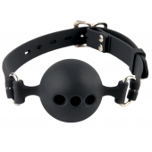 Силиконовый кляп-шар с отверстиями для дыхания Silicone Breathable Ball Gag Small - Pipedream - купить с доставкой в Армавире
