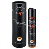 Массажное масло с ароматом крем брюле Huile de Massage Gourmande Creme Brulée - 59 мл. - Plaisir Secret - купить с доставкой в Армавире