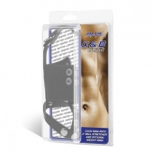 Кольцо на член и мошонку Cock Ring With 2  Ball Stretcher And Optional Weight Ring - BlueLine - в Армавире купить с доставкой